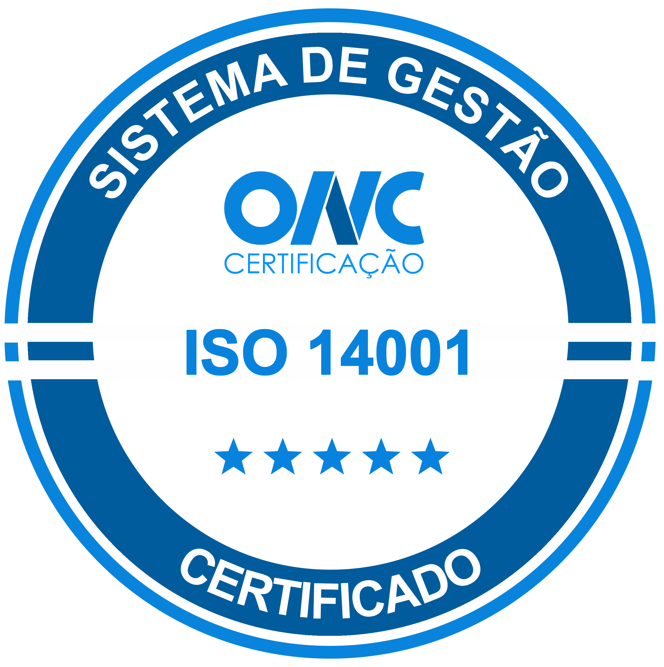 Selo ISO 14001 — ONC Certificação