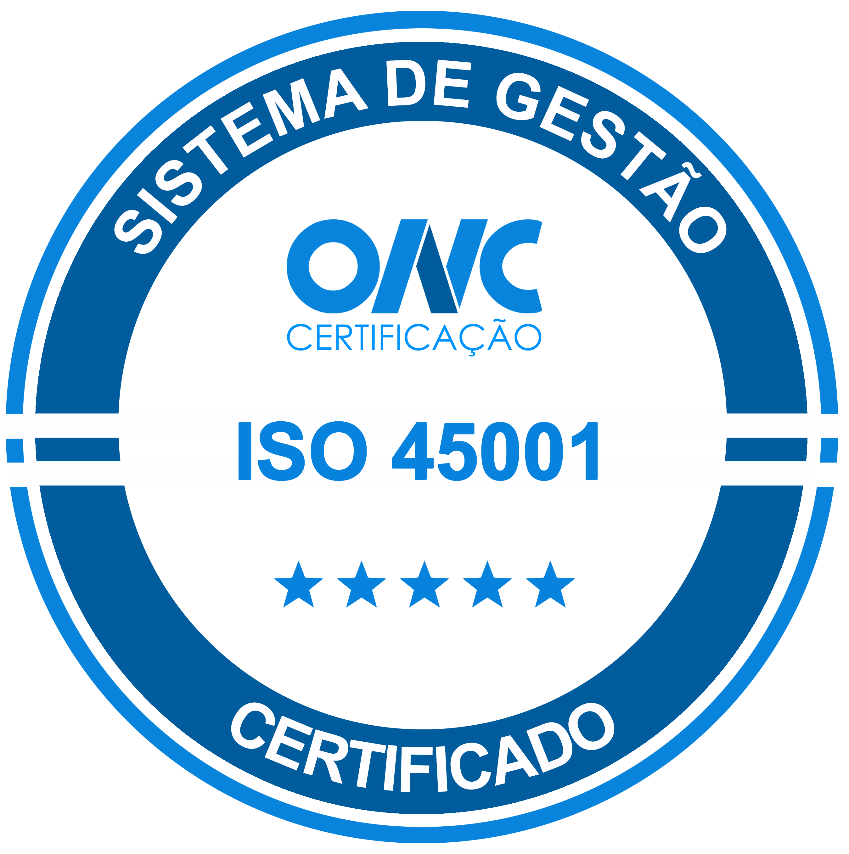 Selo ISO 45001 — ONC Certificação