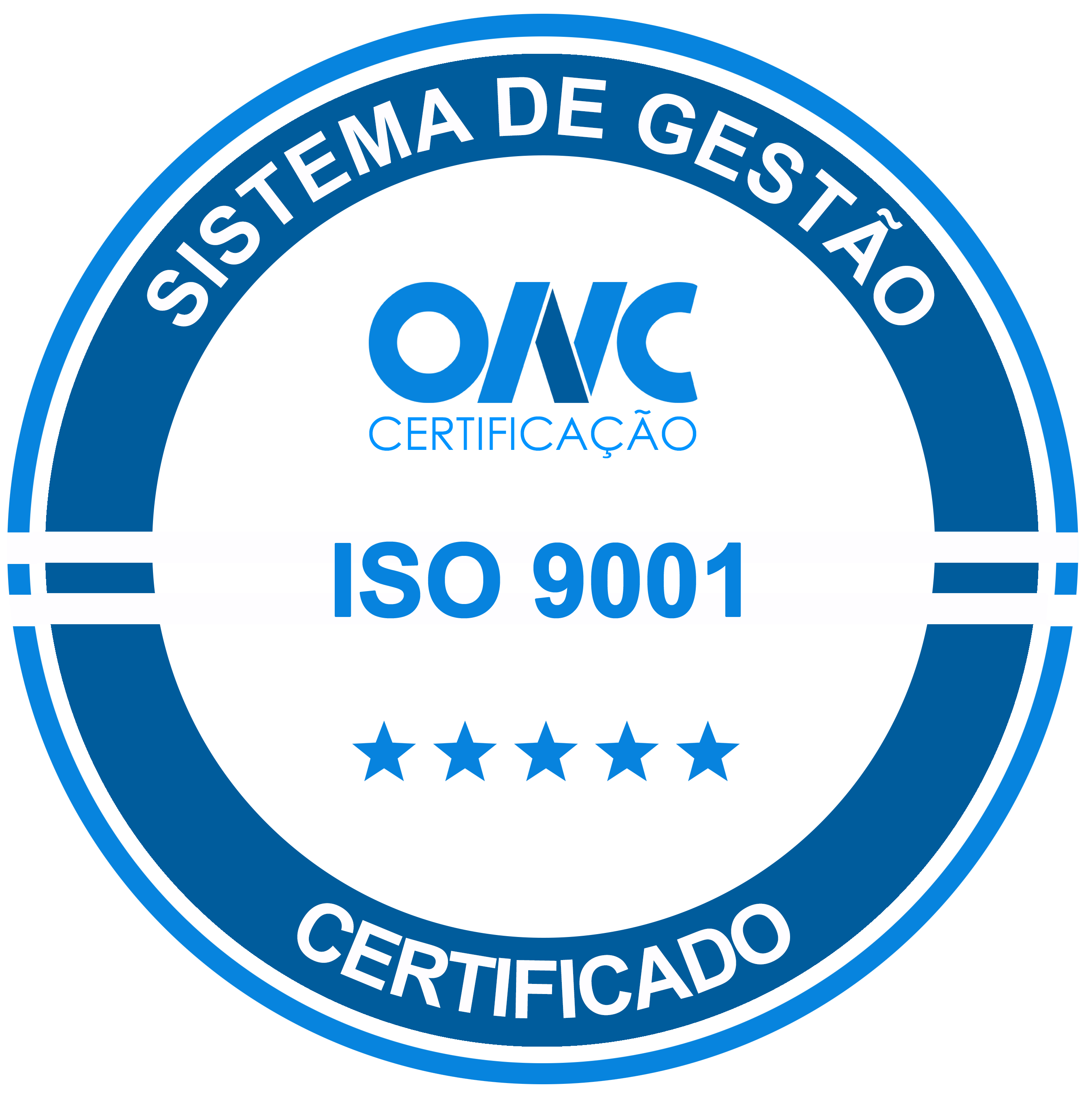 Selo ISO 9001 — ONC Certificação
